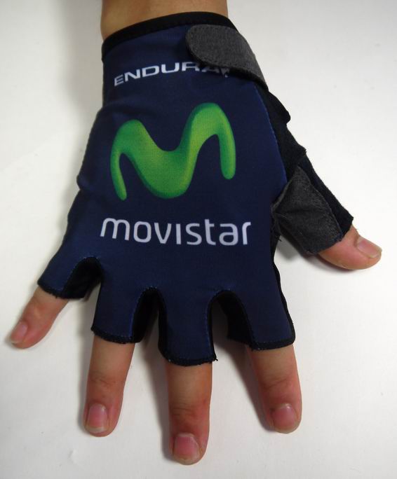 2015 Movistar Guante de bicicletas